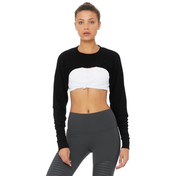 alo yoga extreme long sleeve top